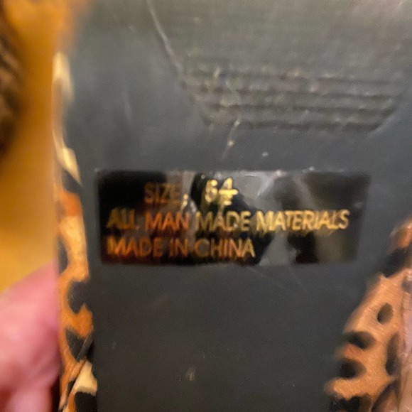 Qupid Leopard Print Stiletto Booties NEW - Picture 11 of 11